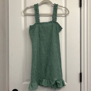 Zara green dress